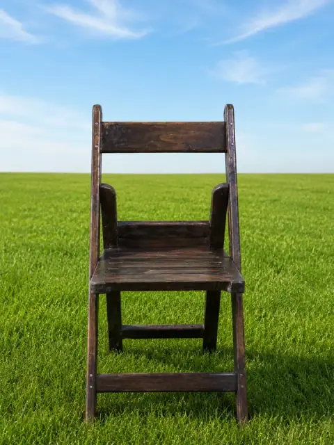 Rustic Wooden Foldable Chair catalog item