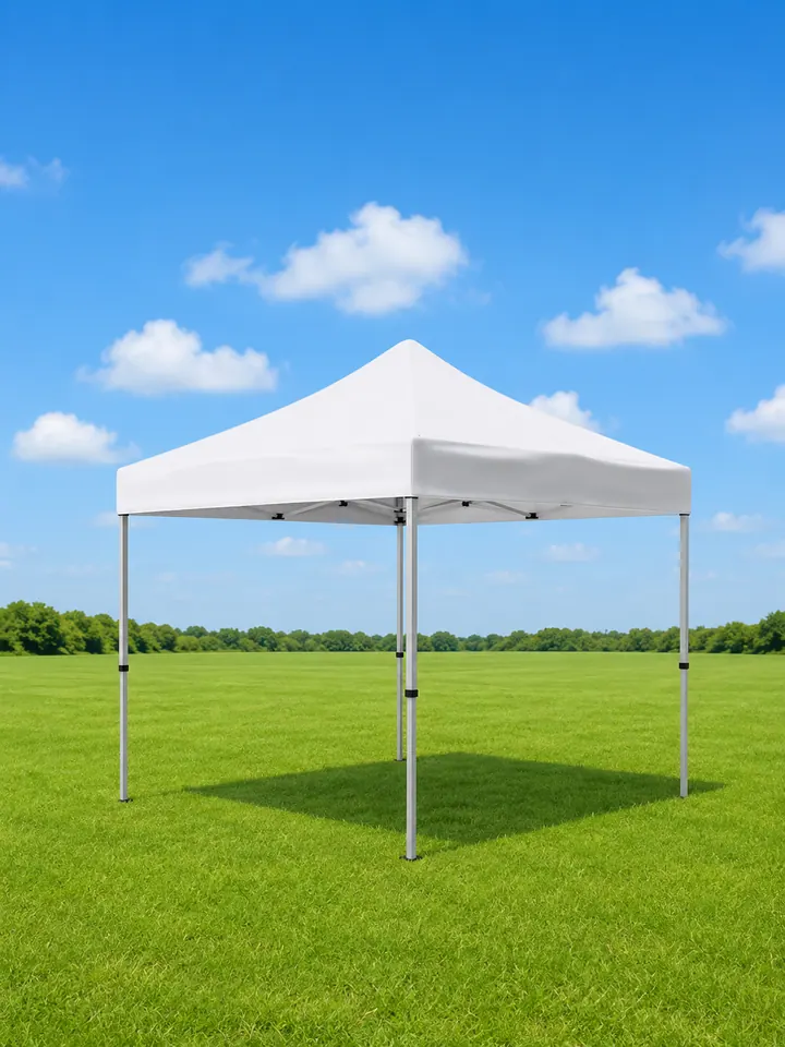 White retractable event tent available from Events Rental Hub